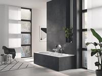 Badset Rainshower SmartActive 130 GROHE Cube Verstelbaar Met Doucheslang 150cm Chroom - thumbnail