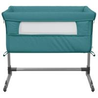 Babybox met matras linnen groen - thumbnail