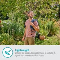 GARDENA textielslang liano xtreme 15 m set (donkergrijs/oranje) - thumbnail