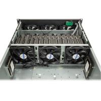 Inter-Tech 4f28 mining-rack, server behuizing (zwart | 2x usb-a) - thumbnail