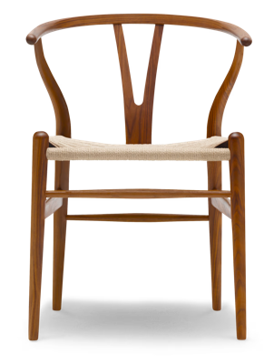 Carl Hansen & Søn CH24 Wishbone Stoel - Gelakt walnoothout