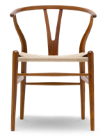 Carl Hansen & Søn CH24 Wishbone Stoel - Gelakt walnoothout - thumbnail