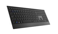 Rapoo 9500M Multi-mode Wireless Ultra-slim Toetsenbord Toetsenbord Zwart - thumbnail
