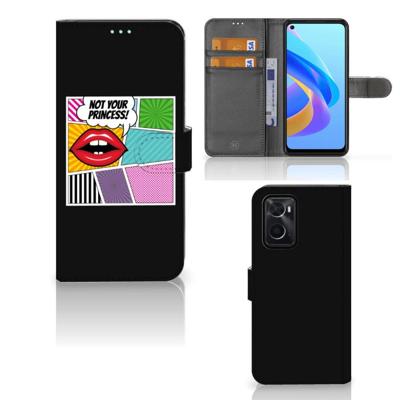 OPPO A76 | A96 | Wallet Case | met Pasjes | Popart Princess