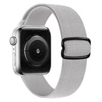 Solo Loop Nylon bandje - Grijs - Geschikt voor Apple Watch 44mm / 45mm / 46mm / 49mm - thumbnail