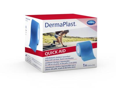 Dp Quickaid 6cm X 2m,blauw 1 P/s