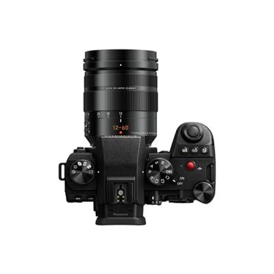 Panasonic LUMIX DC-G9M2LE Micro Four Thirds Spiegelloze Camera met Leica DG Vario-Elmarit 12-60 mm F2.8-4.0 Lens, 25,2 MP, 4K 120p/100p en 5,7K 30p/25p, Fase Hybrid AF, Wifi, Bluetooth, HDMI, Zwart