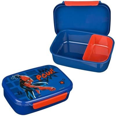 Undercover Spiderman lunchbox blauw/rood