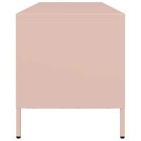 Tv-meubel 135x39x43,5 cm koudgewalst staal roze - thumbnail