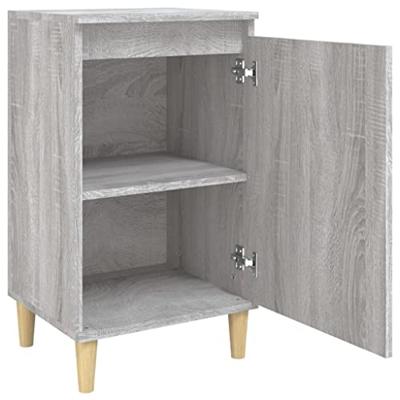 Nachtkastjes 2 st 40x35x70 cm bewerkt hout grijs sonoma eiken Nachtkastjes 2 st 40x35x70 cm bewerkt hout grijs sonoma eiken