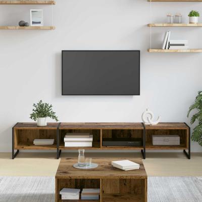 TV-kast Oud Hout 170,5 x 36 x 30,5 cm Bewerkt hout