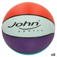 Basketbal John Sports Rainbow 7 Ø 24 cm 12 Stuks - thumbnail