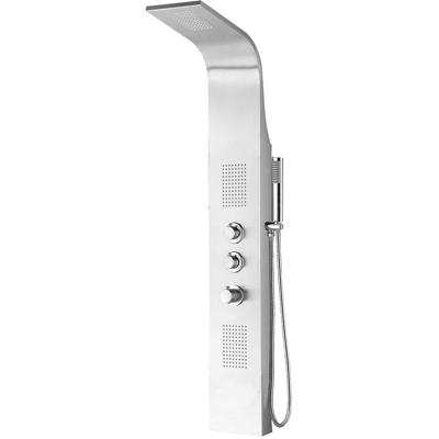 Xellanz Erie Thermostatische Douchekolom - Douchepaneel - Douchezuil - 148x22cm - RVS