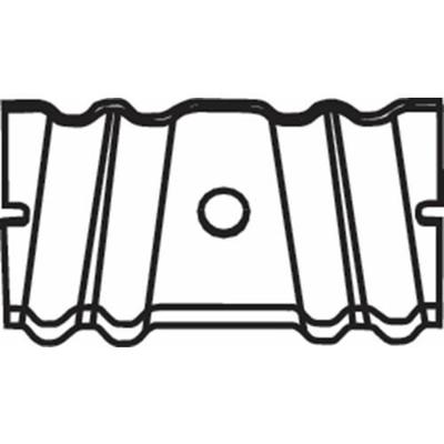 Haubold wn25-13mm golfkrammen blank (14000st)