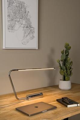 Lucide MADISON - Bureaulamp - LED Dimb. - 1x9W 2700K - Chroom