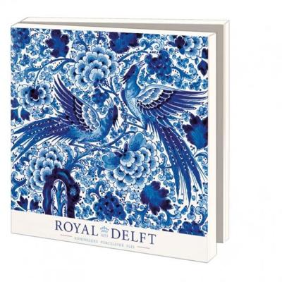 Kaartenmapje met env, vierkant: Royal Delft, Koninklijke Porceleyne Fles Kaartenmapje met env, vierkant: Royal Delft, Koninklijke Porceleyne Fles
