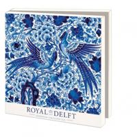 Kaartenmapje met env, vierkant: Royal Delft, Koninklijke Porceleyne Fles - thumbnail