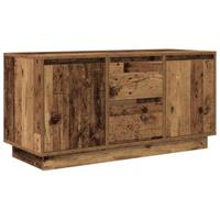 Tv-meubel met LED-verlichting 100x41x50 cm oud houtkleurig - thumbnail