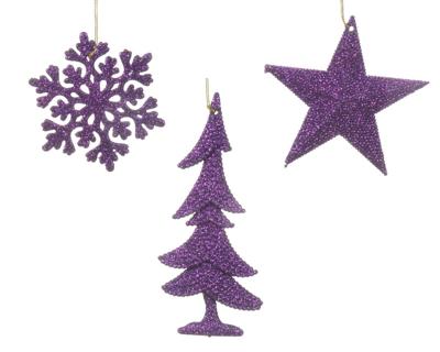 Hanger plastic l0.8b10.5h10.5 cm vlt kerst Decoris - Decoris Hanger plastic l0.8b10.5h10.5 cm vlt kerst Decoris - Decoris