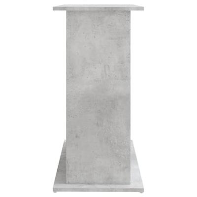 VidaXL Aquariumstandaard 81x36x73 cm bewerkt hout betongrijs