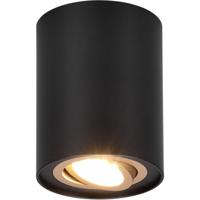 Mat Zwarte LED Plafondspot GU10 - Rond Aluminium Design - thumbnail
