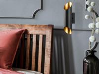 Wandlamp YANUCA 2 lampen zwart/goud - thumbnail