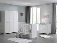 Vipack babybed Erik - wit - 126,6x68x90 cm - thumbnail