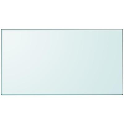 Tafelblad van gehard glas 1200x650 mm rechthoekig