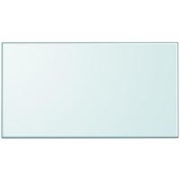 Tafelblad van gehard glas 1200x650 mm rechthoekig - thumbnail