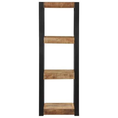 Wandschap 35x35x100 cm massief ruw mangohout Wandschap 35x35x100 cm massief ruw mangohout