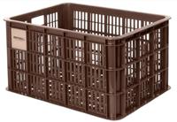 Gerecyclede fietskrat Basil Crate L 40.0 liter 39 x 49 x 26 cm - chocolate brown - thumbnail