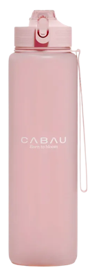 Cabau Drink To Bloom Waterfles Soft Pink