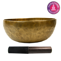Witte Tara Boeddha Klankschaal van Brons - 2150-2350 g - thumbnail