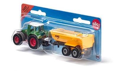 Siku Fendt tractor met keep trailer 1605 - thumbnail