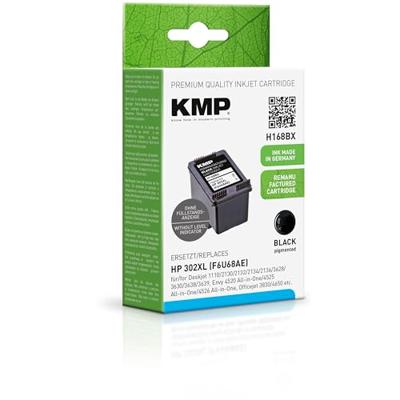 KMP Inktcartridge H168BX Compatibel vervangt HP 302XL, F6U68AE Zwart 1745,4001