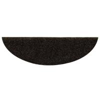 Trapmatten Zelfklevend 20 stuks 56x17x3 cm Donkerbruin Halfrond - thumbnail