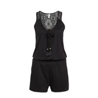 BEACHWAVE playsuit met kant zwart - thumbnail