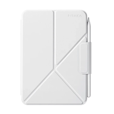 Pitaka MagEZ Folio hoesje 2 iPad mini (6th gen/A17 Pro) - White Pitaka MagEZ Folio hoesje 2 iPad mini (6th gen/A17 Pro) - White
