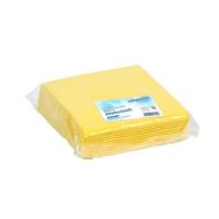 Werkdoek cleaninq non-woven 38x40cm geel - thumbnail