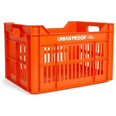 UrbanProof Urban proof fietskrat recycled kunststof 30l oranje 40x30x25 cm