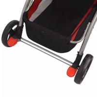 vidaXL Buggy 102x52x100 cm rood - thumbnail