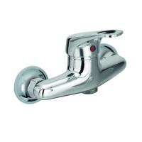 Go by Van Marcke Flow eengreepsmengkraan douche hartafstand 15 cm keramische schijven inclusief rozetten en S-koppelingen 183003 - thumbnail