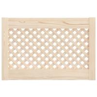 VidaXL Kastdeuren met latwerk 2 st 59,5x39,5 cm massief grenenhout - thumbnail