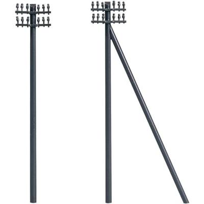 Auhagen 43586 Set telegraafmasten, 12 stuks Accessoire Auhagen 43586 Set telegraafmasten, 12 stuks Accessoire