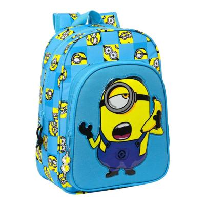 Schoolrugzak Minions Minionstatic Blauw 26 x 34 x 11 cm Schoolrugzak Minions Minionstatic Blauw 26 x 34 x 11 cm
