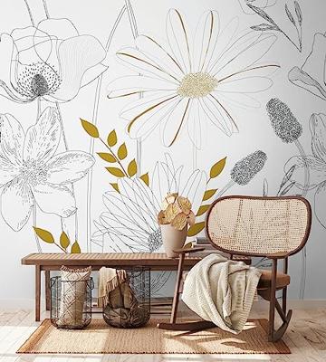 Livingwalls The Wall II - Wit - Planten Behang - 392131