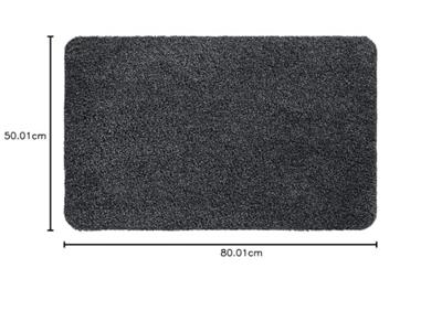 Hamat Droogloopmat Aquastop 50x80 cm Antraciet
