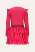 B.Nosy winter jurk meisjes - roze - Dora - laagjes mesh rok - thumbnail