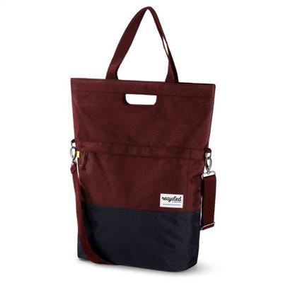 Urbanproof Urban proof shopper tas 20l gerecycled rood/grijs