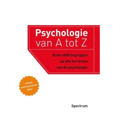 Psychologie van A tot Z (Paperback)
